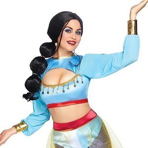 PRE-LOVED - Leg Avenue Babe in a Bottle in BLU/L - CHL094